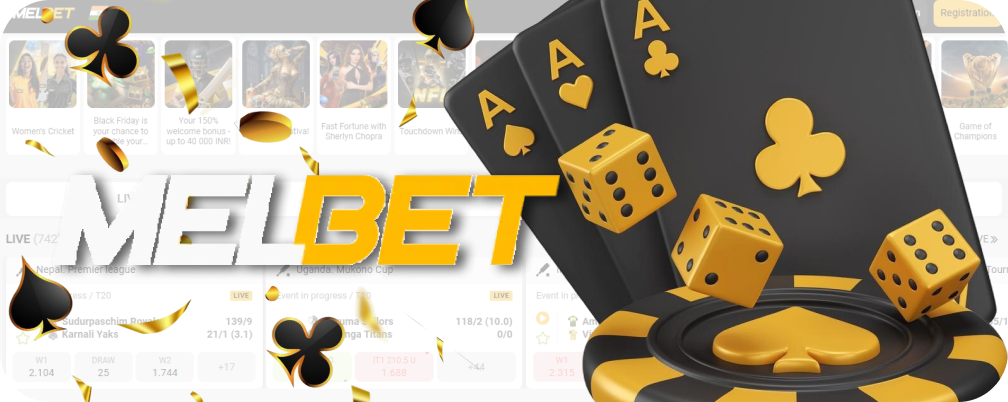 MelBet is a reputable online betting site where customers can place bets on various sports and engage in different kinds of games offered at the site's online casino.